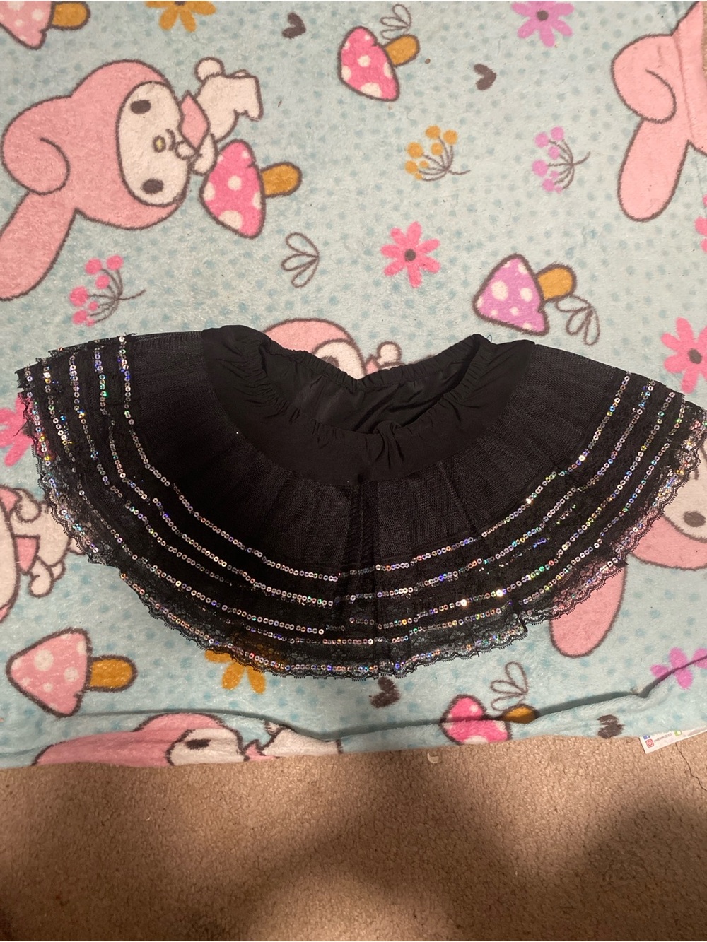 Black Sequin Tutu Skirt
